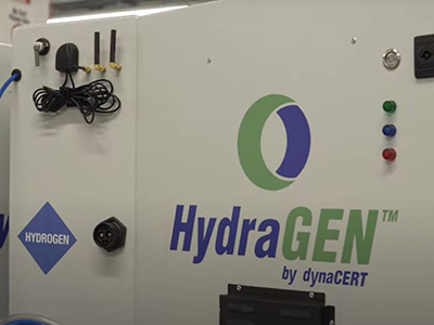 IMAGE: A screenshot depicting a HydraGEN unit from DynaCERT